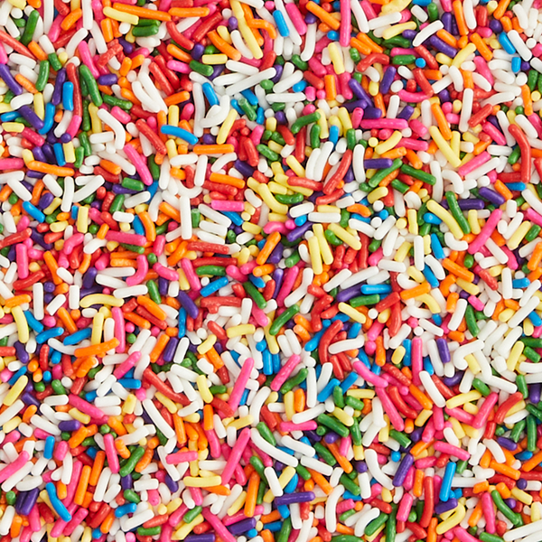 Rainbow Sprinkles NA Red - 10 lbs