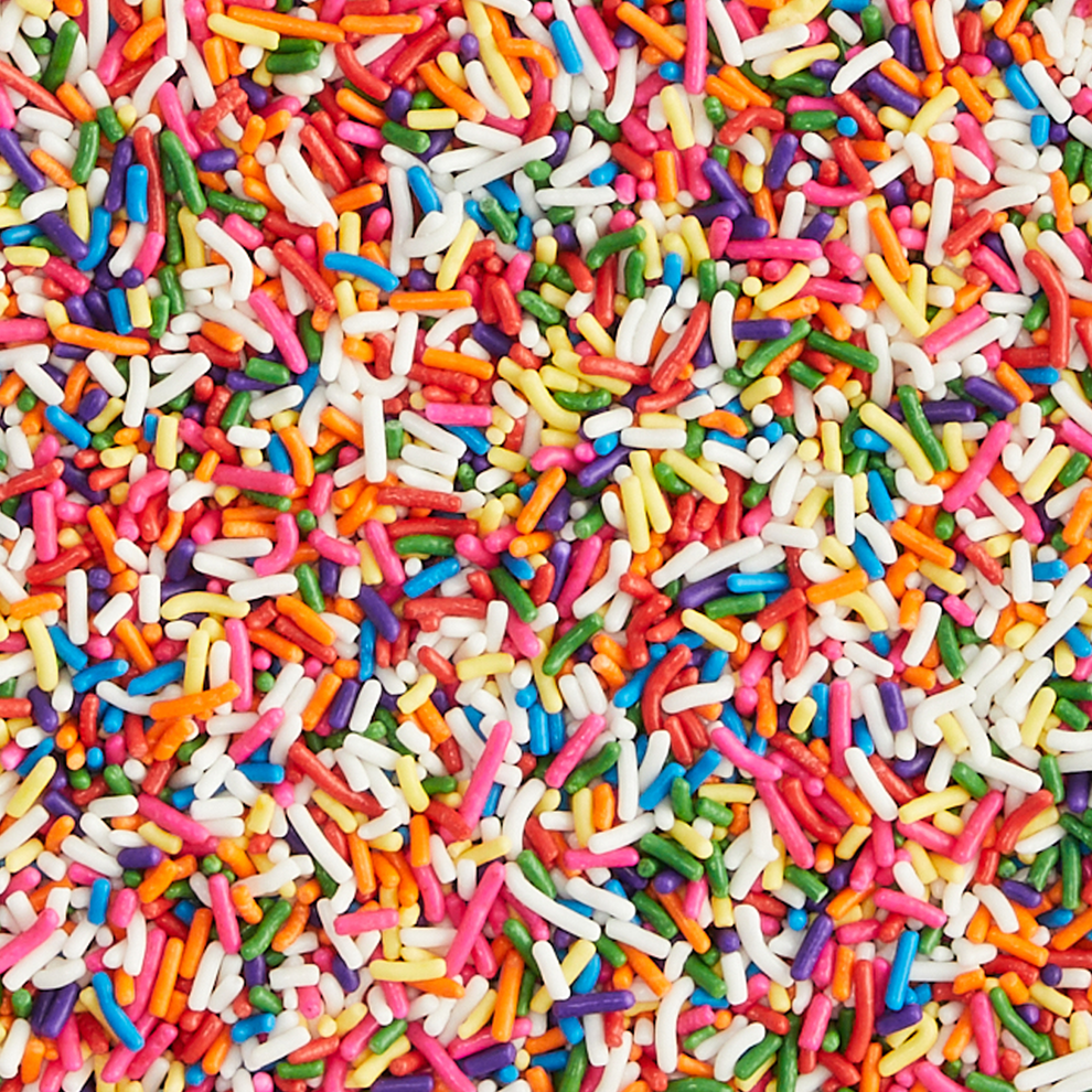 Rainbow Sprinkles NA Red - 10 lbs – Toppers Express